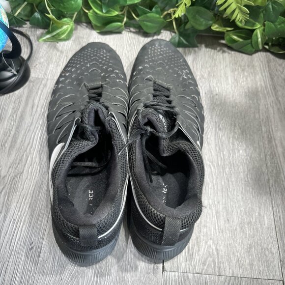Nike Free Trainer 5.0 579811-010 Black White Mens Size 14 Running Shoes - Picture 6 of 10